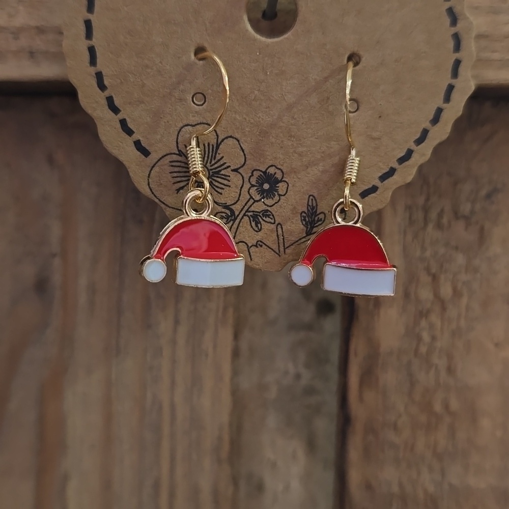 Santa Hat Earrings